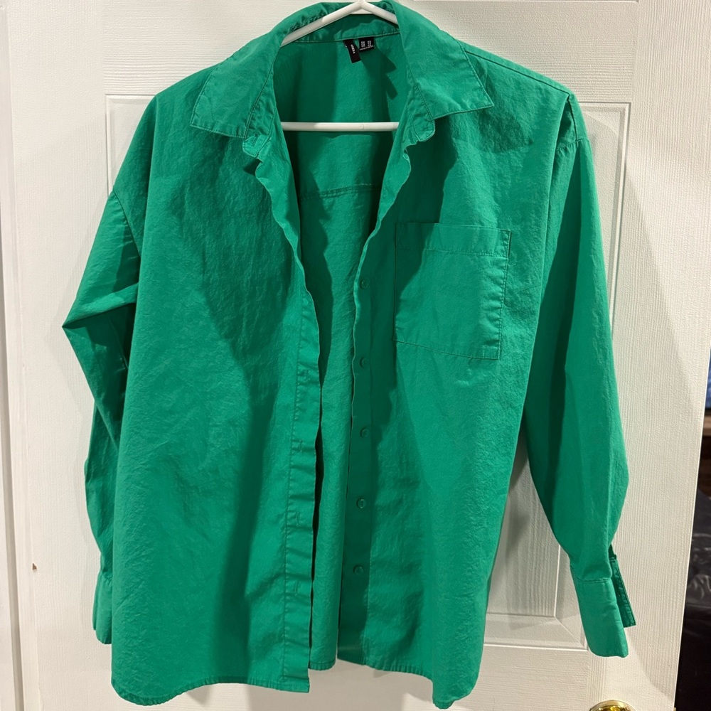 Vero Moda Vibrant Green Shirt